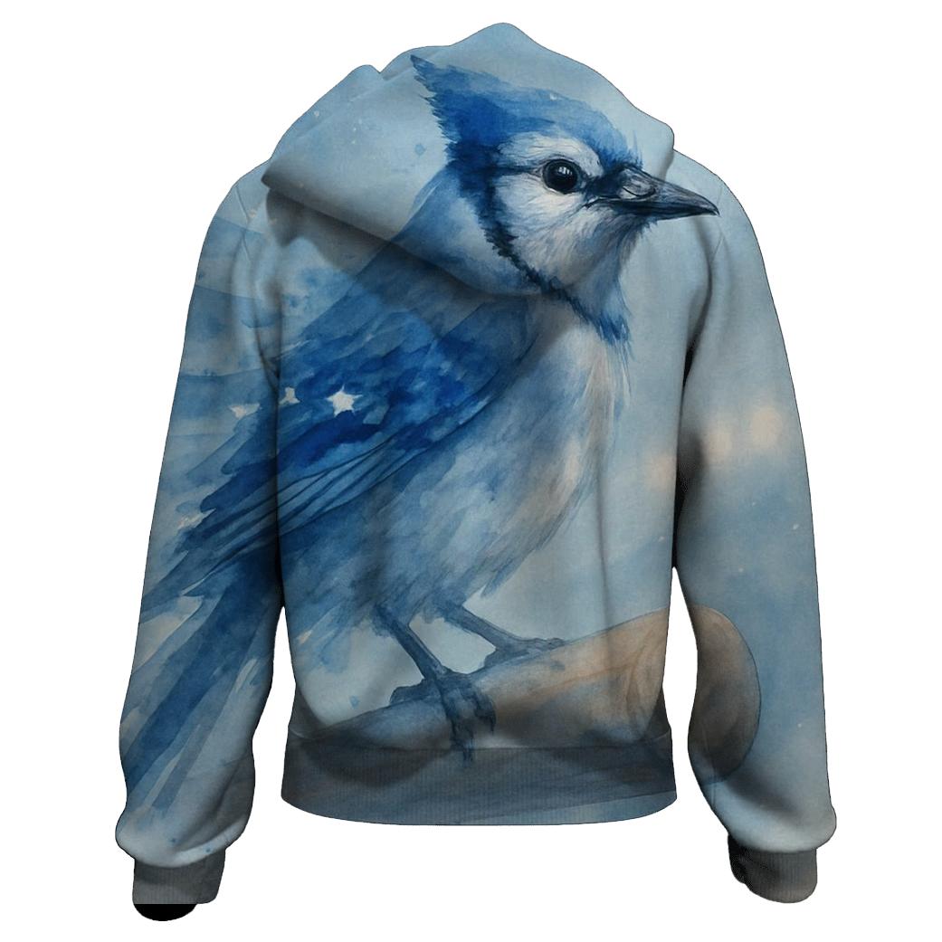 Blue Jays Feather Splash Hoodie graphic hoodies