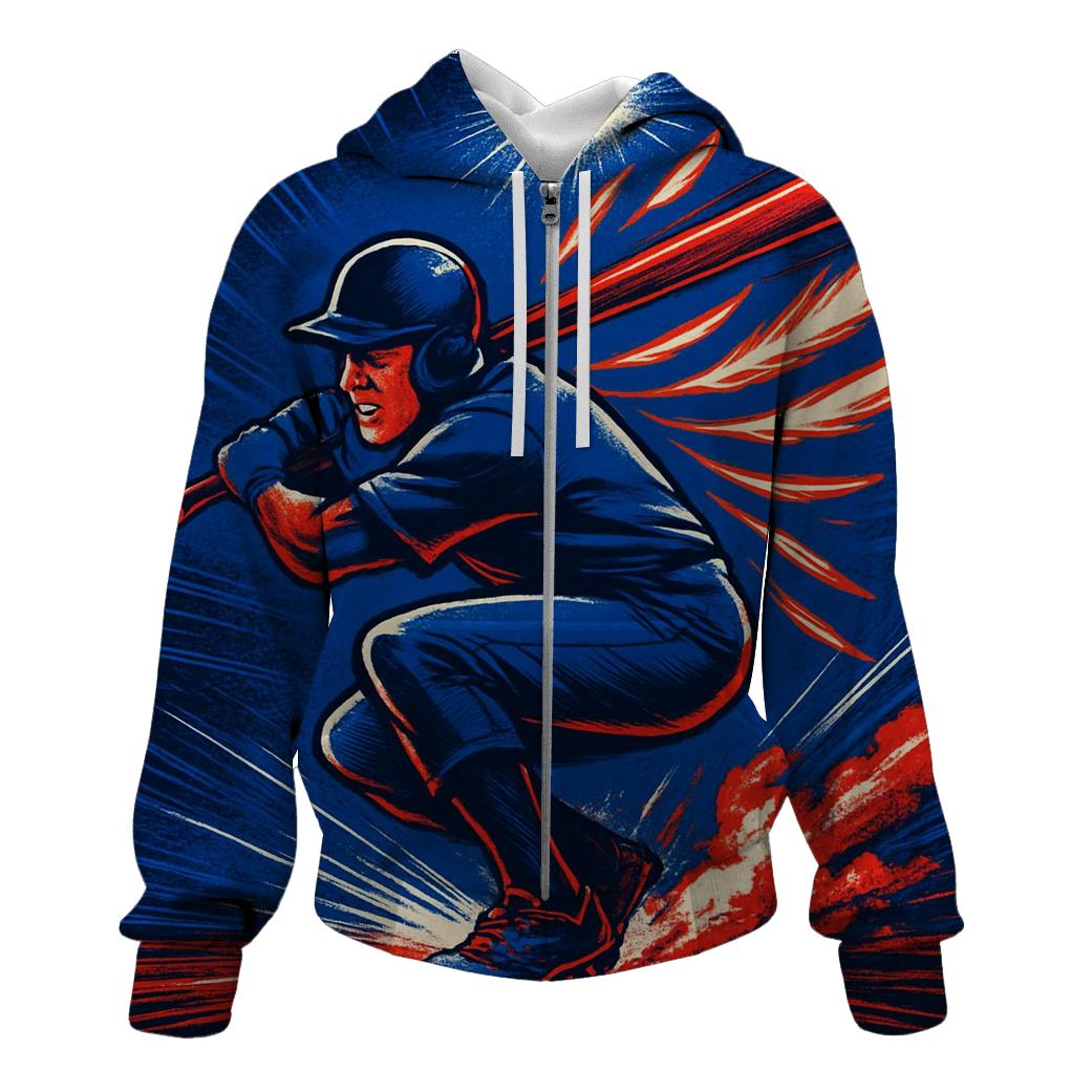 Blue Jays Speedline Batter printed hoodies