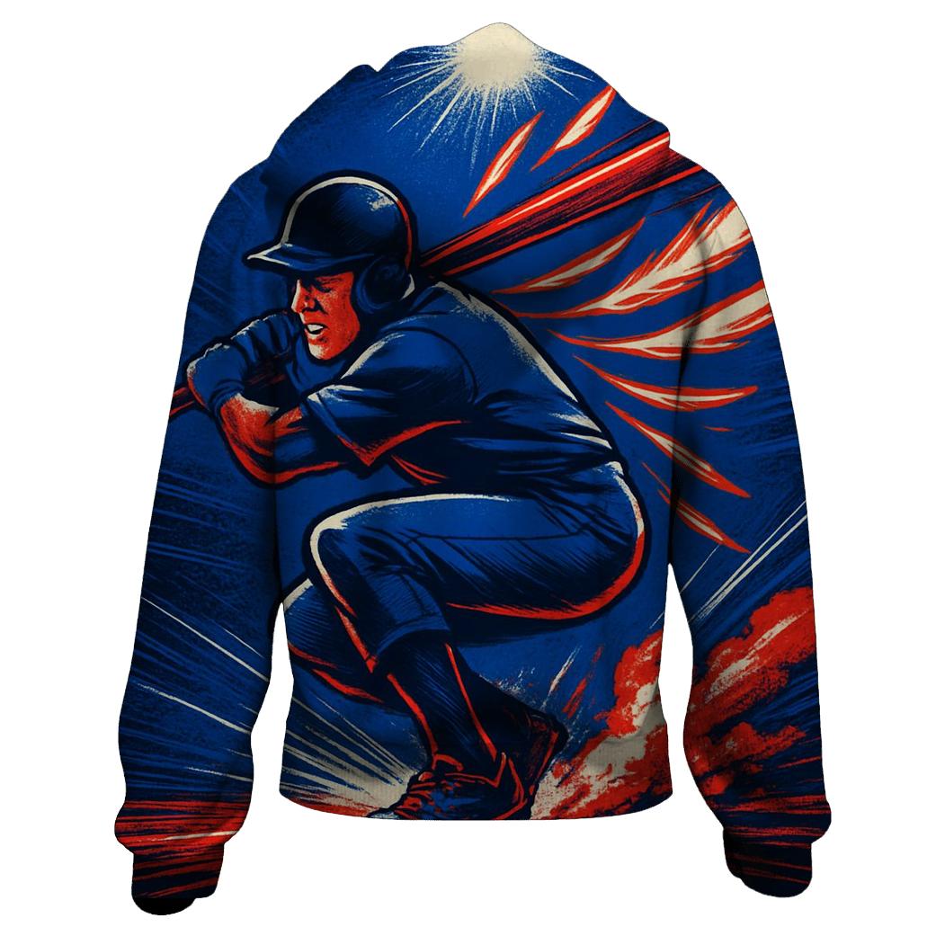 Blue Jays Speedline Batter printed hoodies