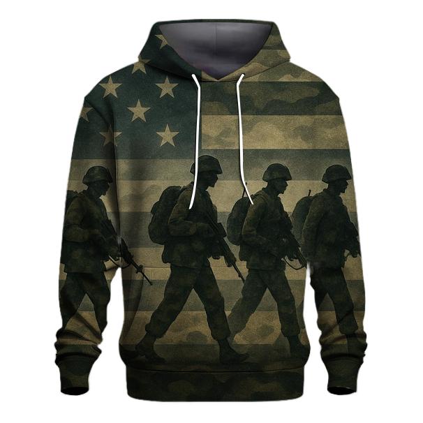 Camouflage Flag Fusion hoodie trends