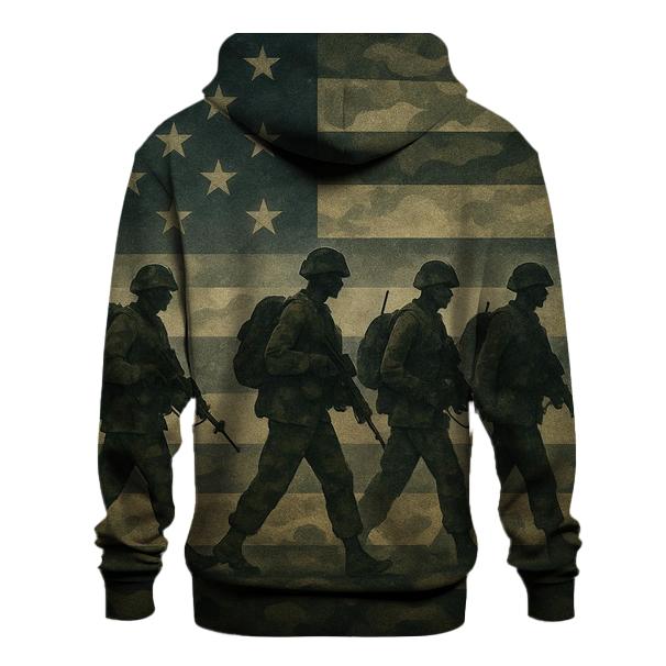 Camouflage Flag Fusion hoodie trends