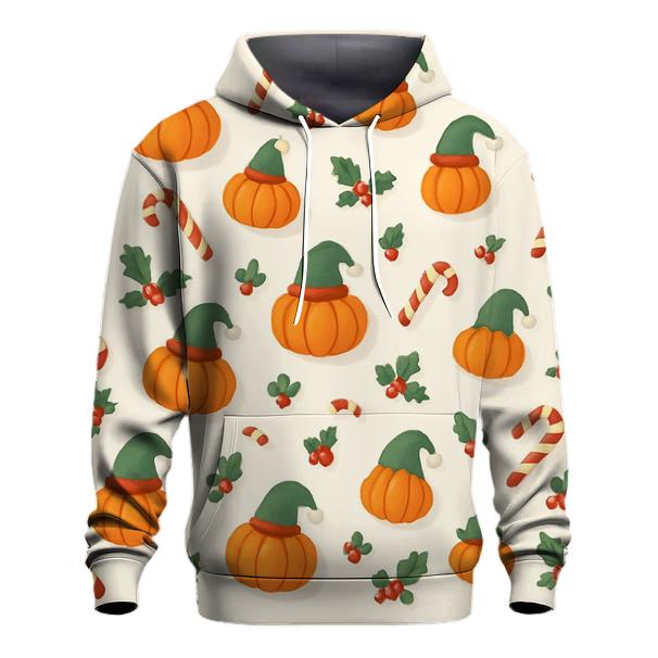 Merry Scatter Of Mini Pumpkins zip-up hoodies
