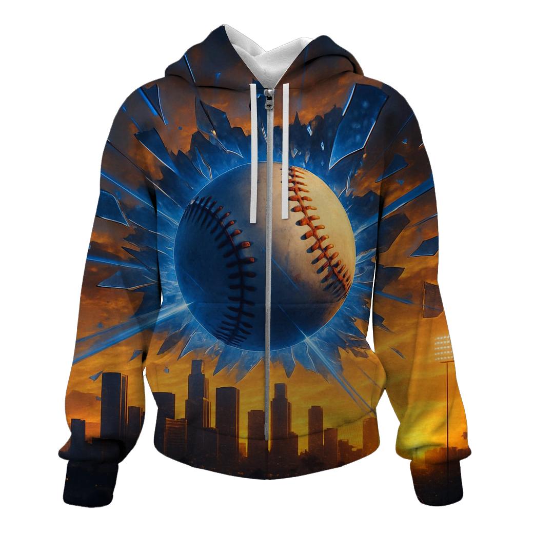 Dodger Skyline Breaker custom hoodies