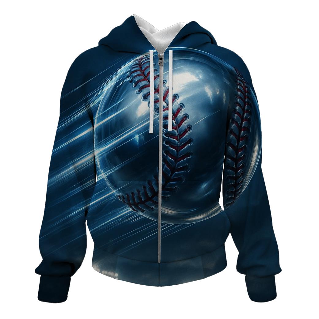 Chrome Seam Spiral printed hoodies