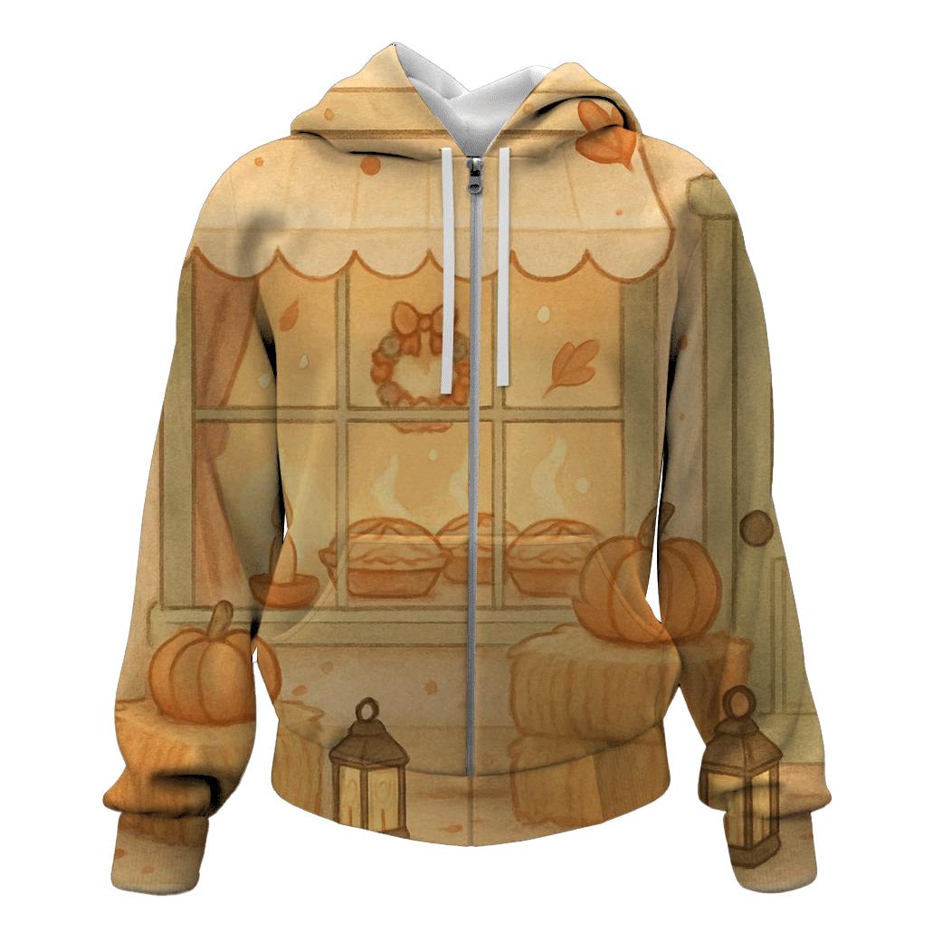 Pie Shop Window Glow hoodie styles