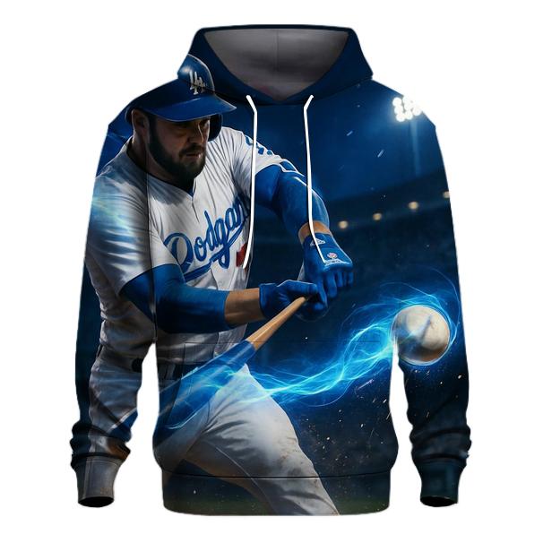 Blue Flame Swing graphic hoodies