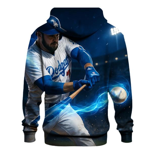 Blue Flame Swing graphic hoodies