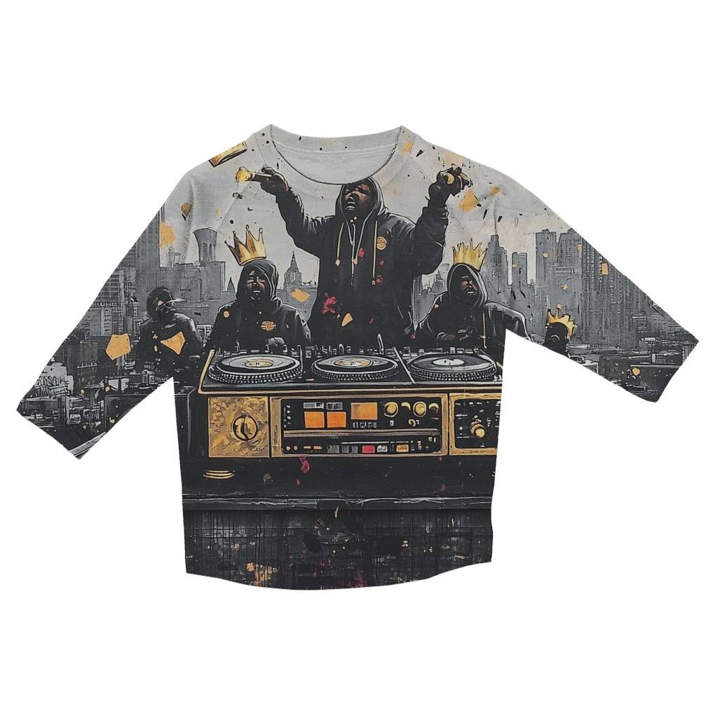 Brooklyn Cipher Kings casual three quarter sleeve shirts