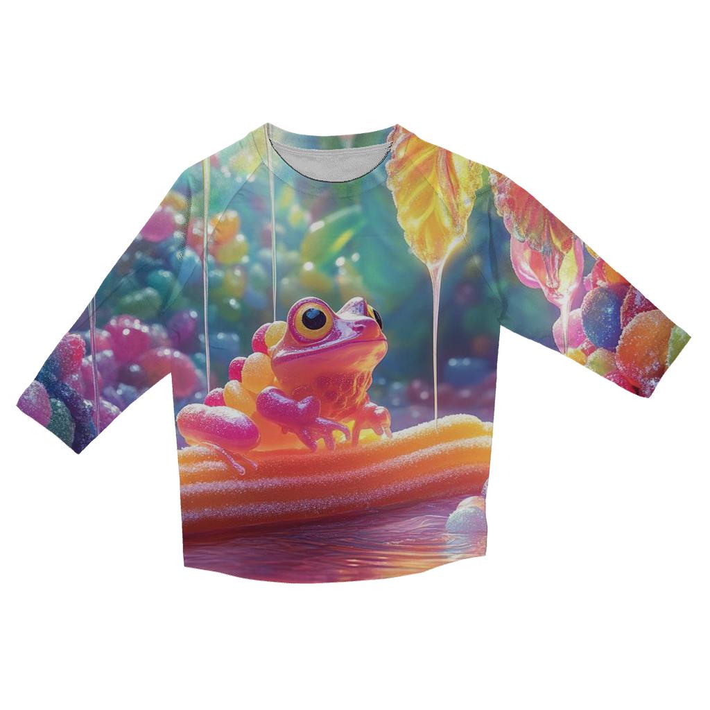 Jelly Bean Rainforest custom 3/4 sleeve shirts