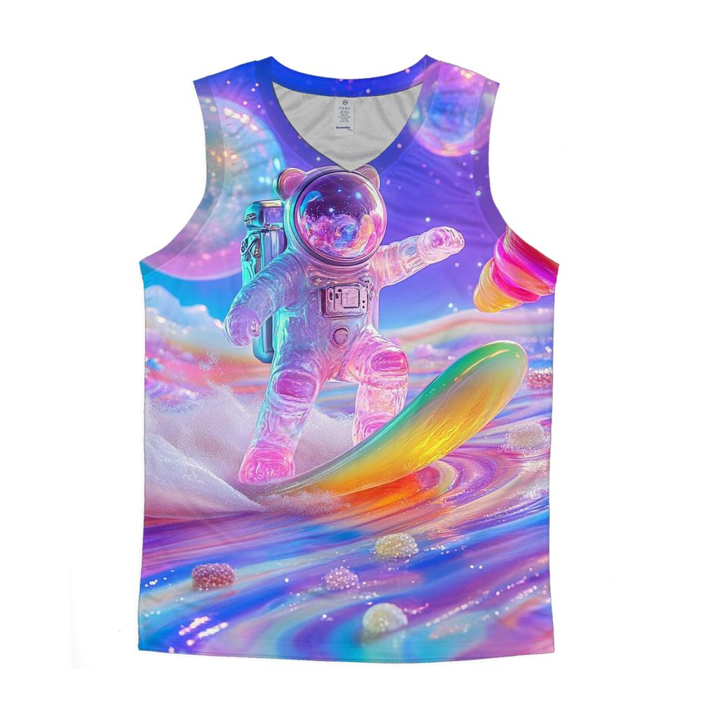 Gummy Galaxy Drift sports performance tank tops