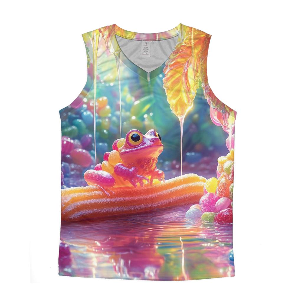Jelly Bean Rainforest cotton sleeveless tops