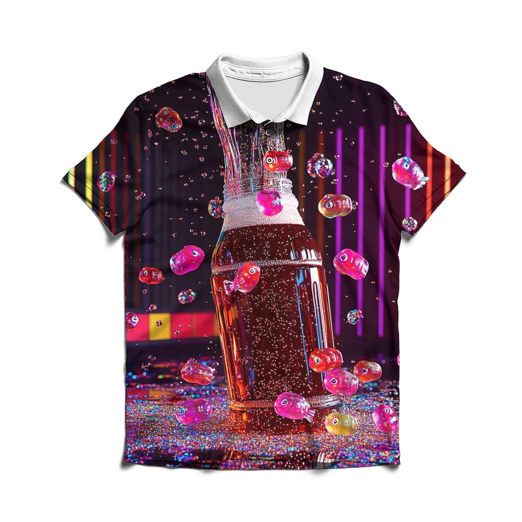 Soda Fountain Cascade custom polo shirts