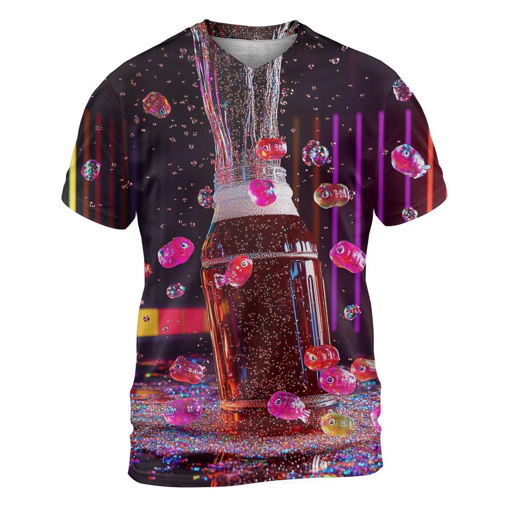 Soda Fountain Cascade designer pattern shirts
