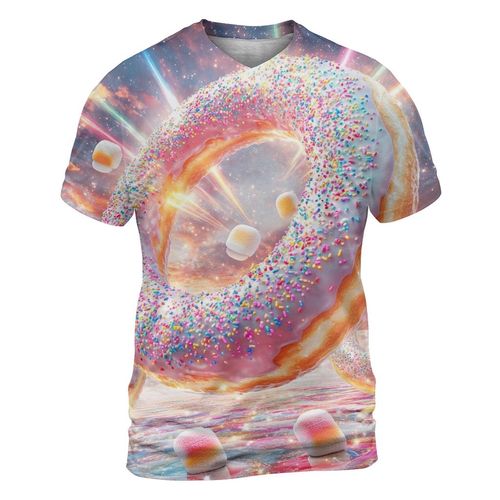 Donut Nebula Mashup designer pattern shirts