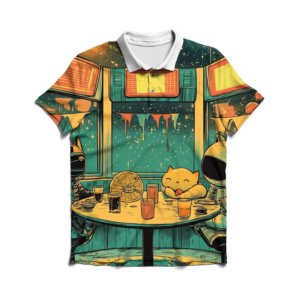 Breakfast Club Of The Cosmos premium cotton polo shirts