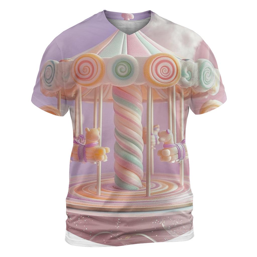 Lollipop Carousel Dream custom all-over print shirts
