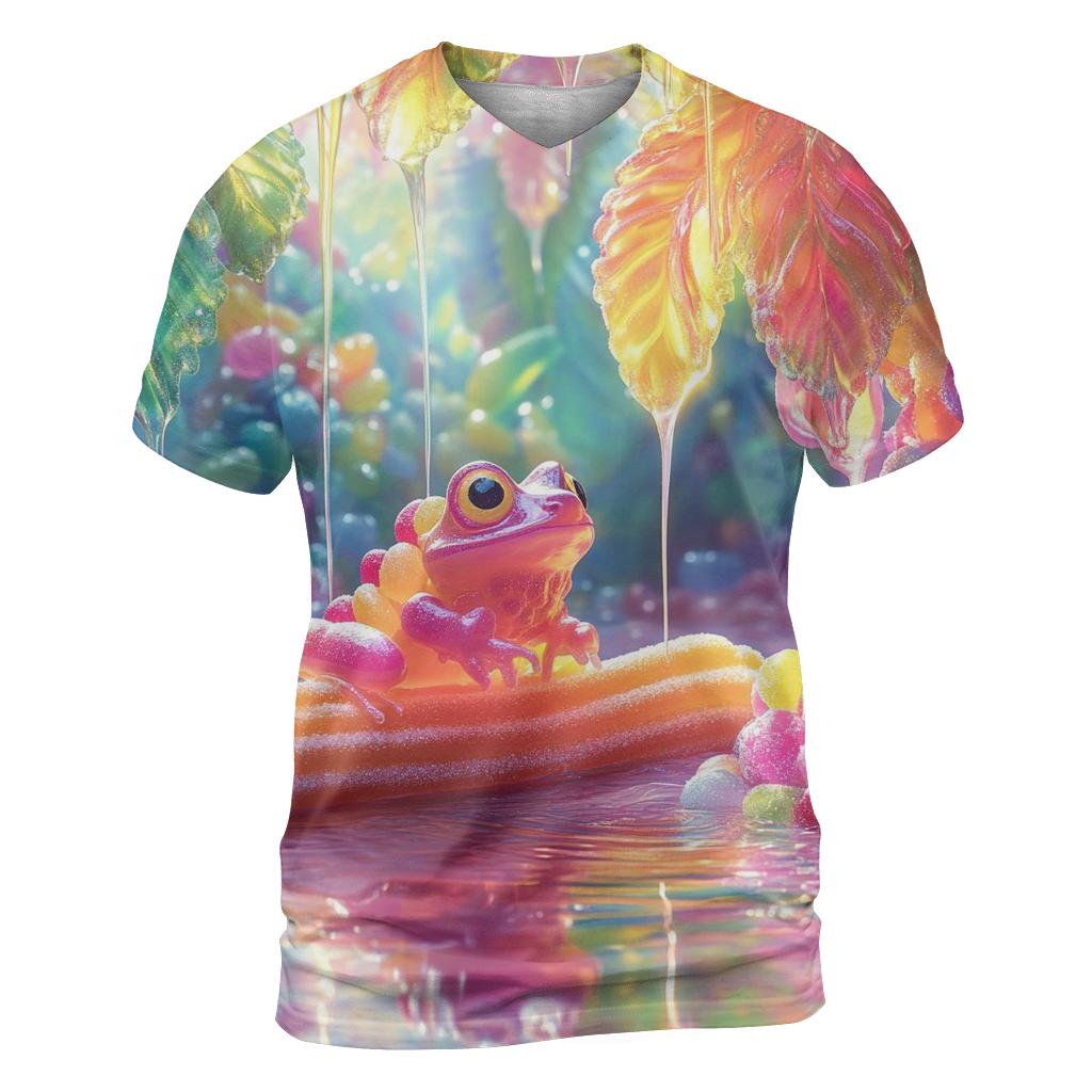 Jelly Bean Rainforest trendy printed shirt styles