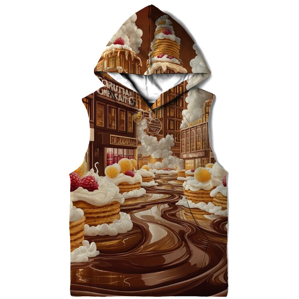 Molten Chocolate Metropolis graphic hoodies