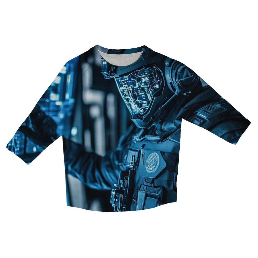 Cobie Smulders: Tactical Sentinel Of Shielded Resolve fashion 3/4 sleeve shirts