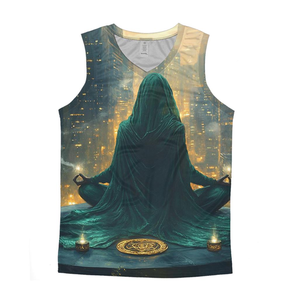 Tilda Swinton: Arcane Calm Of The Ancient One graphic print tank tops