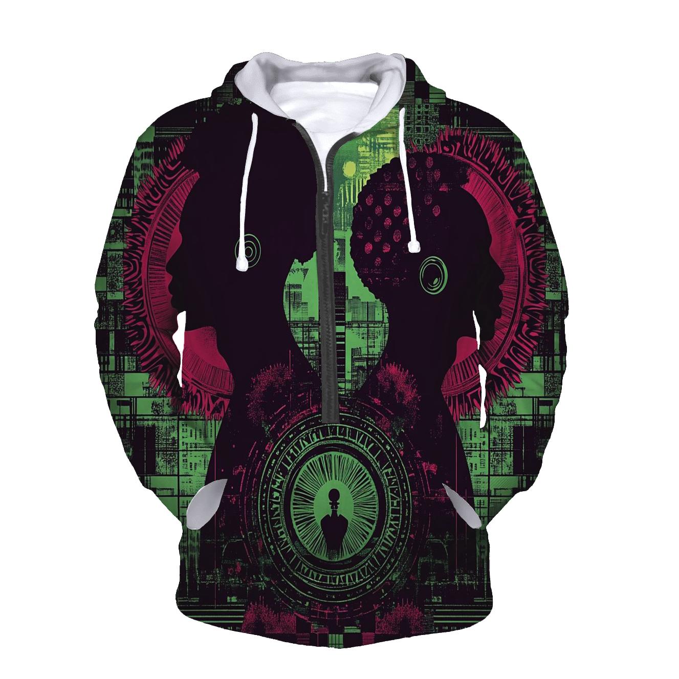 Tribe Quest Chromatic Geometry hoodie designs