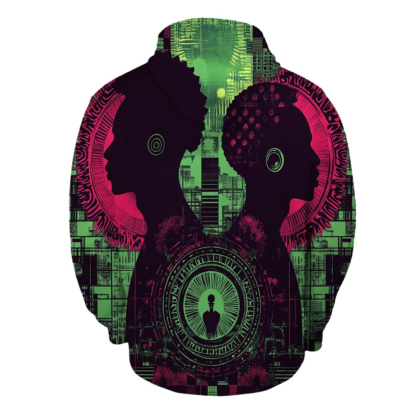 Tribe Quest Chromatic Geometry hoodie designs