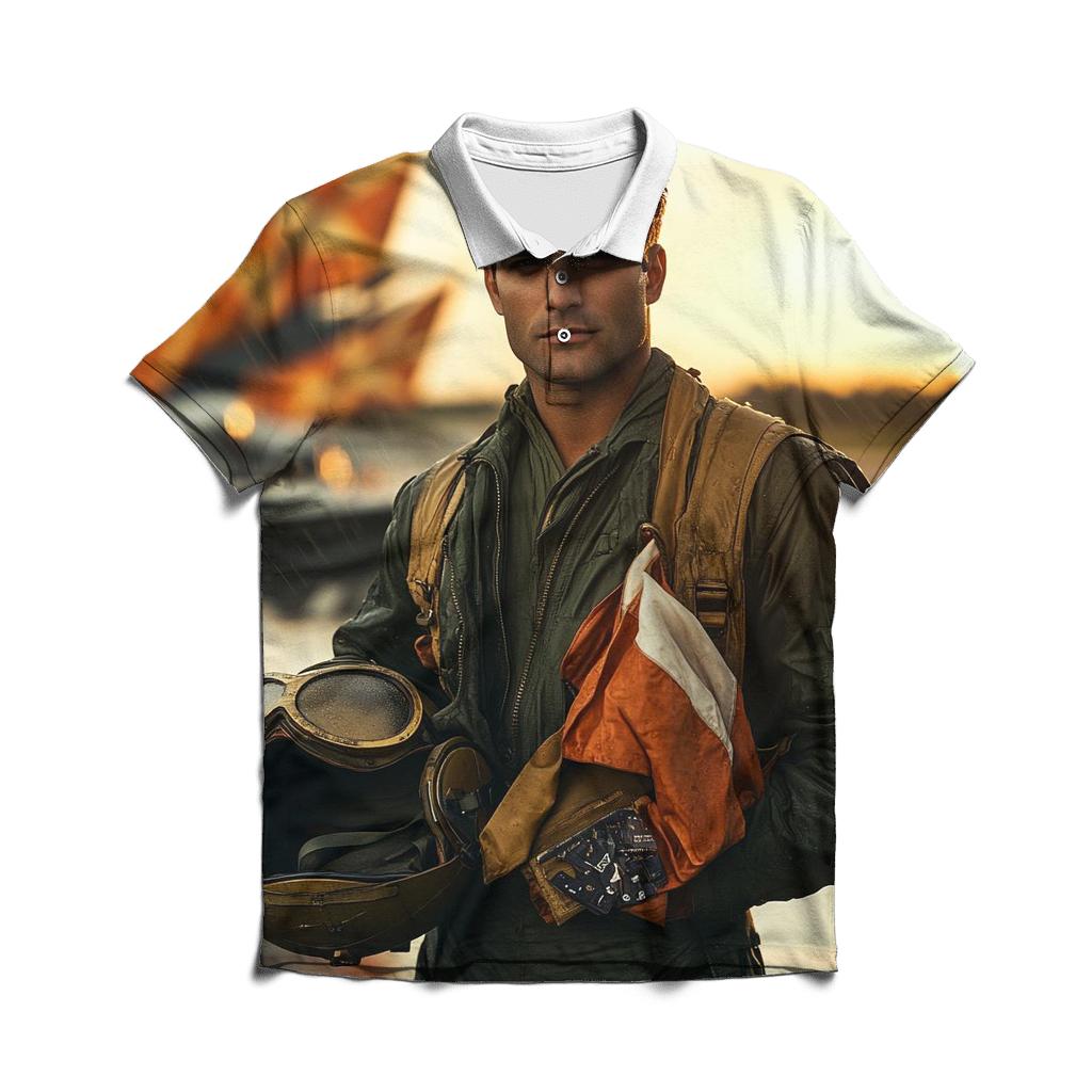 Hayley Atwell: Resolute Beacon Of The Wartime Heart embroidered polo tops