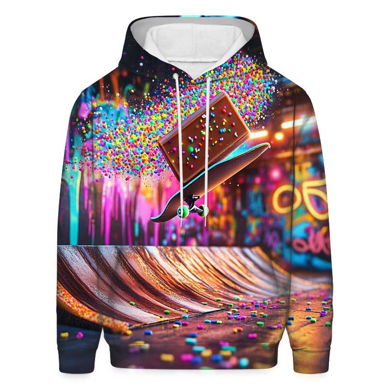 Sprinkle Riot Skatepark pullover hoodies