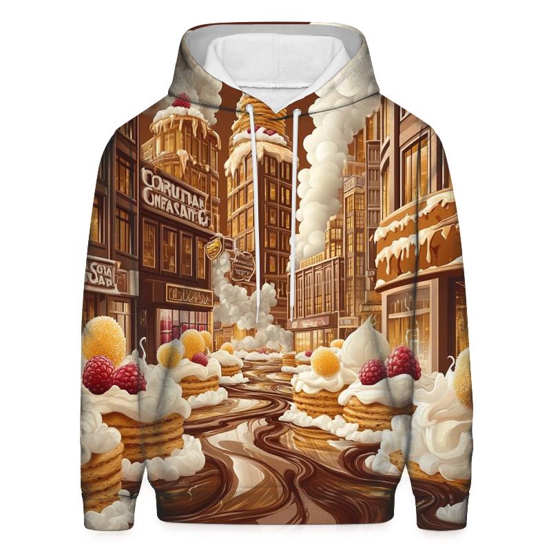 Molten Chocolate Metropolis custom hoodies