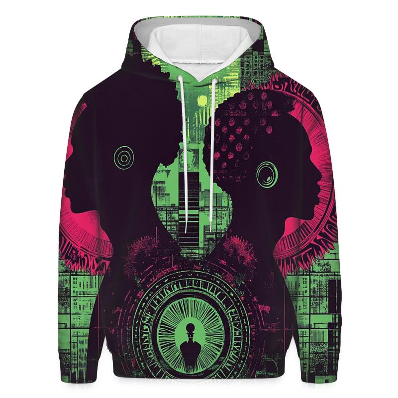 Tribe Quest Chromatic Geometry designer hoodies