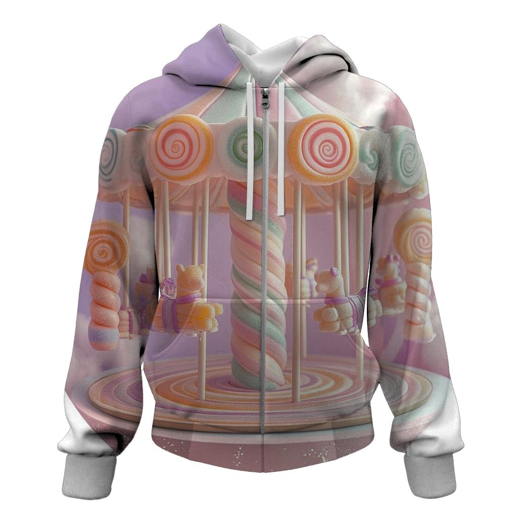 Lollipop Carousel Dream lightweight hoodies