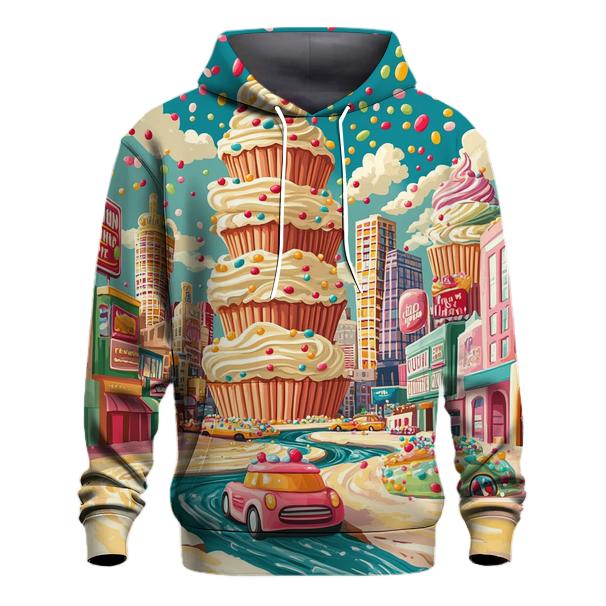 Cupcake Skyline Riot pullover hoodies