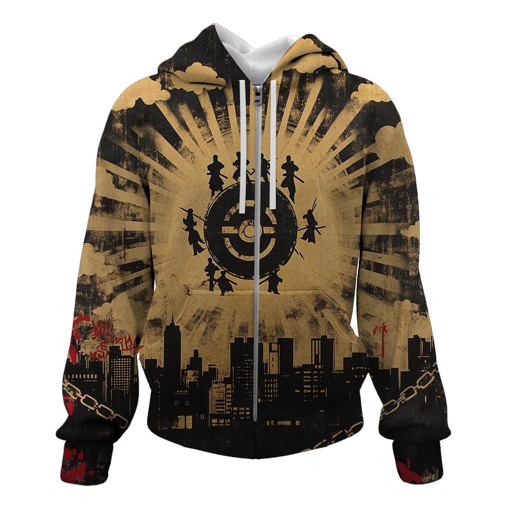 Wu Tang Shaolin Skyline hoodies fashion