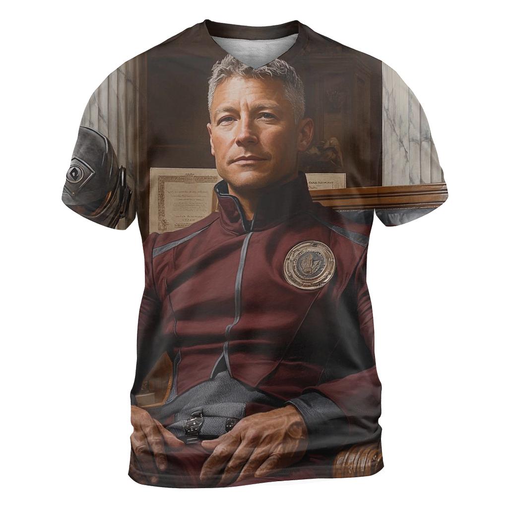 Patrick Stewart: Regal Resolve Of The Cerebral Sovereign personalized full print shirts