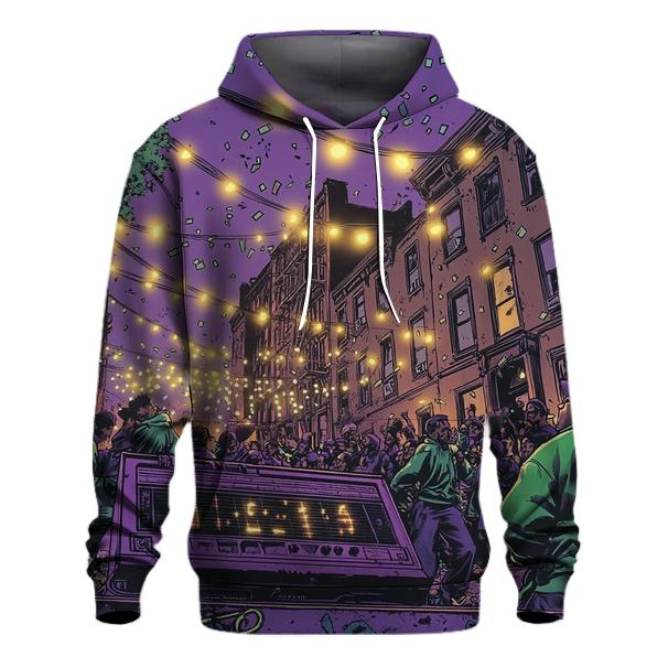 Golden Era Block Party graphic hoodies