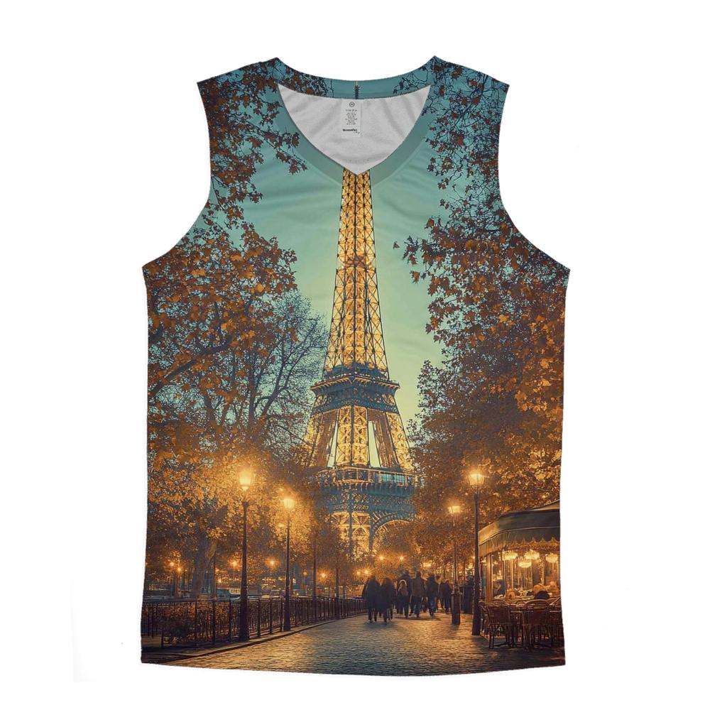 Eiffel Tower - Paris trendy fitted tank tops
