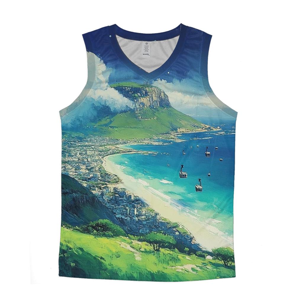 Table Mountain - Cape Town casual summer tank tops