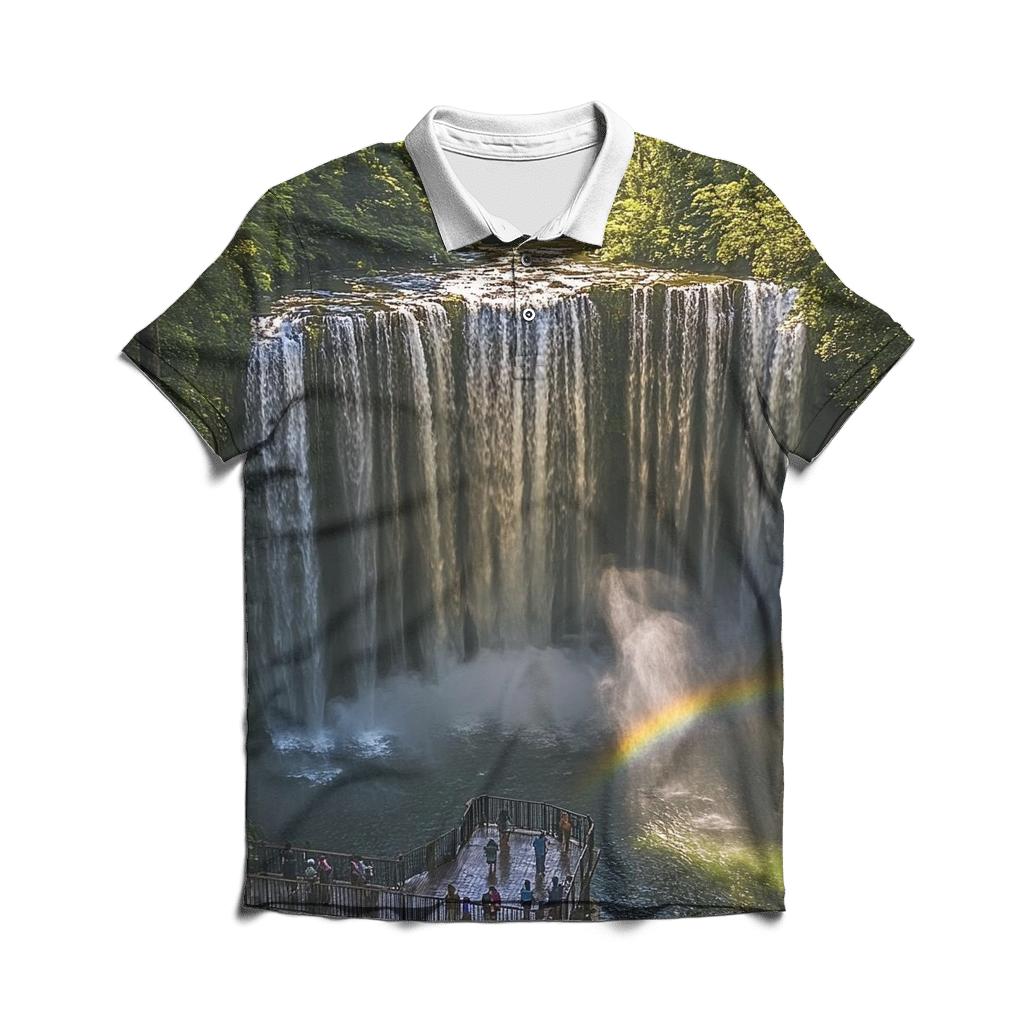 Iguazu Falls - Puerto Iguazu branded logo polo shirts