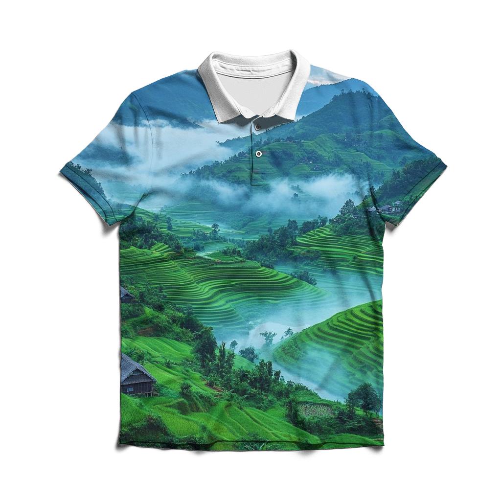 Banaue Rice Terraces - Banaue branded logo polo shirts