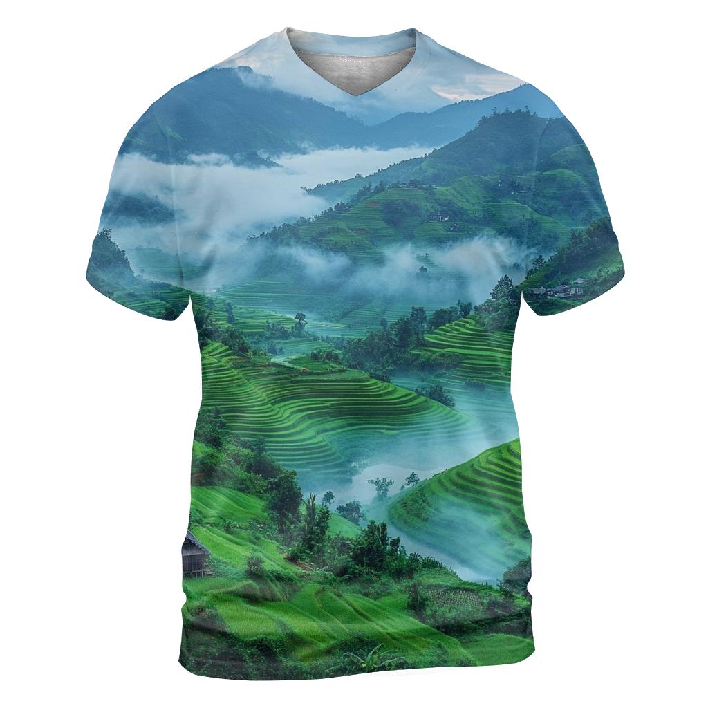 Banaue Rice Terraces - Banaue statement graphic shirts