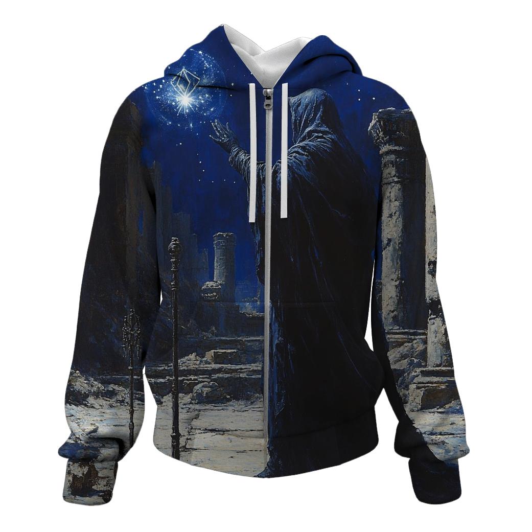 Chiwetel Ejiofor: Stoic Sentinel Of Wandering Sorcery embroidered hoodies