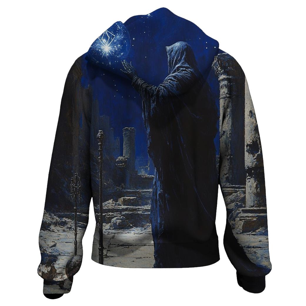 Chiwetel Ejiofor: Stoic Sentinel Of Wandering Sorcery embroidered hoodies