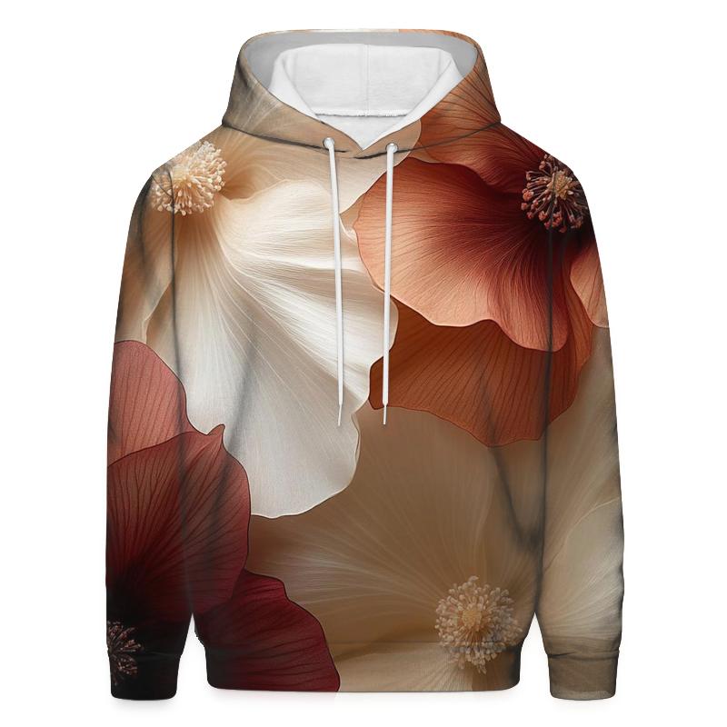 Georgia OKeeffe Inspired Desert Flowers designer hoodies