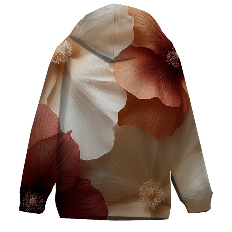 Georgia OKeeffe Inspired Desert Flowers designer hoodies