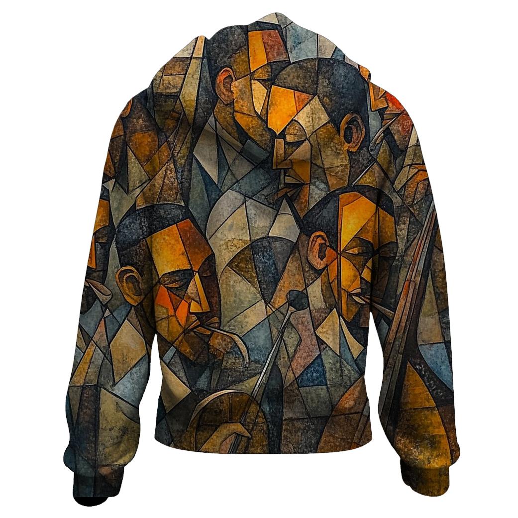 Picasso Inspired Jazz Musicians lightweight hoodies