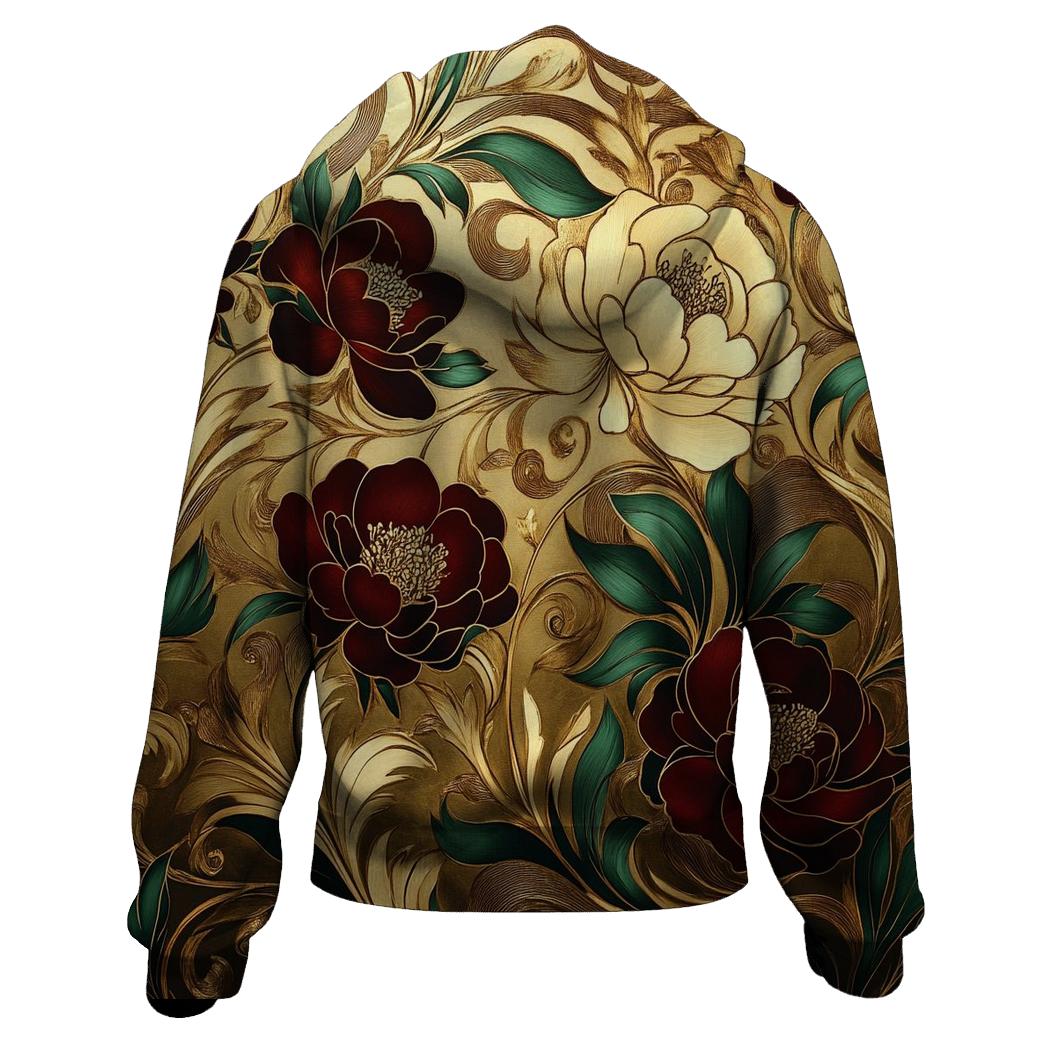 Klimt Inspired Golden Garden lightweight hoodies