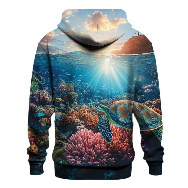 Great Barrier Reef - Cairns heavyweight hoodies