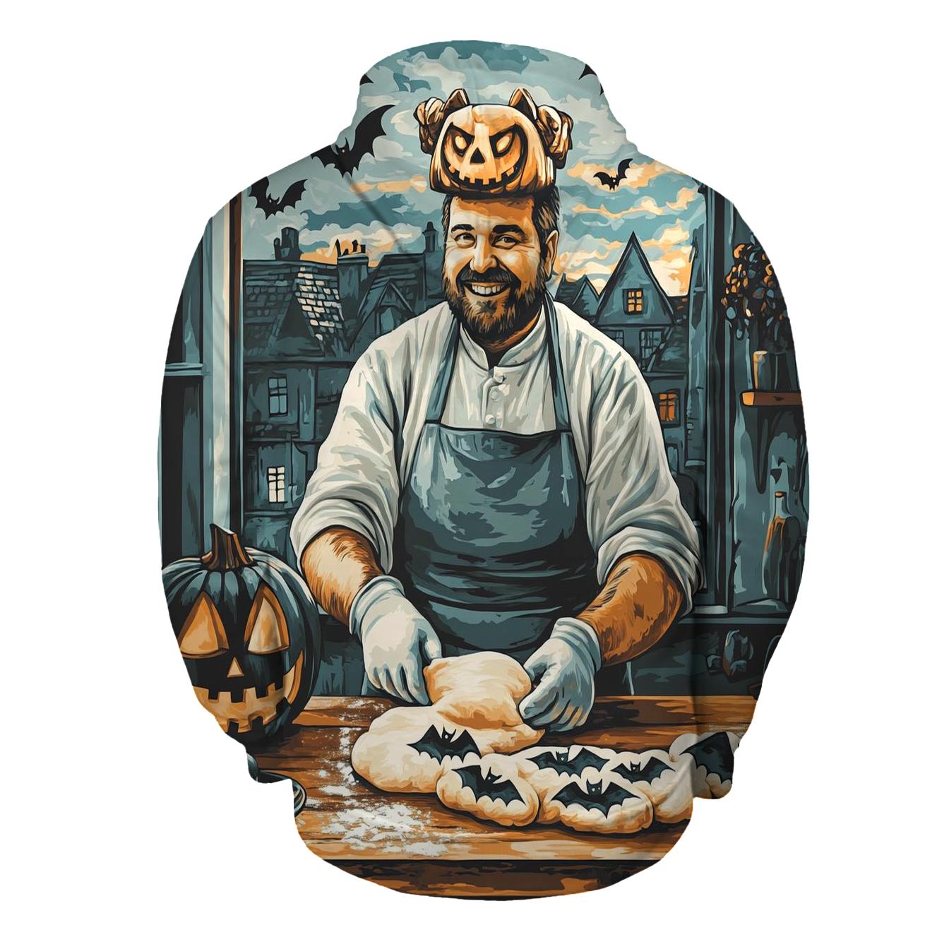 Spooky Lantern Baker At Twilight hoodie designs