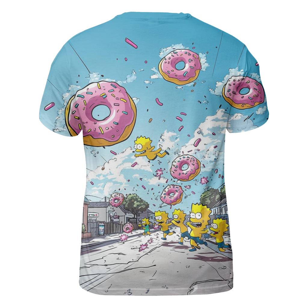 Donut Stampede On Evergreen Terrace custom all-over print shirts