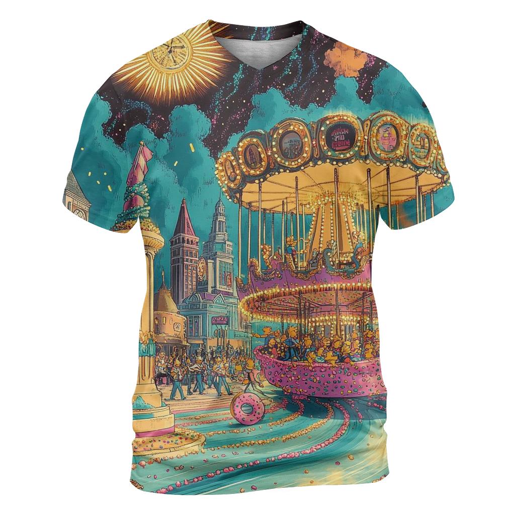 Springfield Town Square Carnival Collapse personalized full print shirts